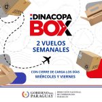 Dinacopa Box opera con 2 vuelos semanales desde Miami