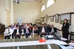 Reunión de trabajo con los directores, asesores y colaboradores