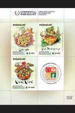 Gastronomía guaraní está en 9000 estampillas postales