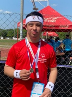 Un medallista postal en las Olimpiadas Especiales