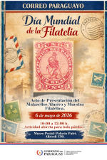 Dinacopa anuncia interesante agenda para Día Mundial de la Filatelia
